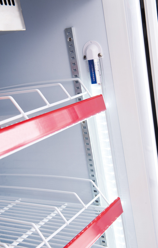 520W LED Commercial Supermarket Refrigerator 1200L With Three Glass Door